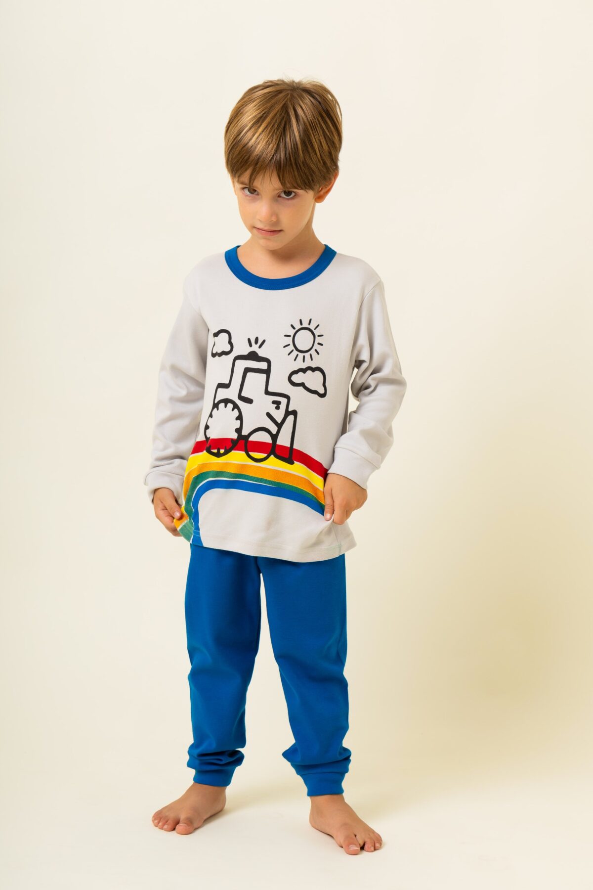 Παιδική Πιτζάμα Χειμωνιάτικη Τρακτέρ - Image 2