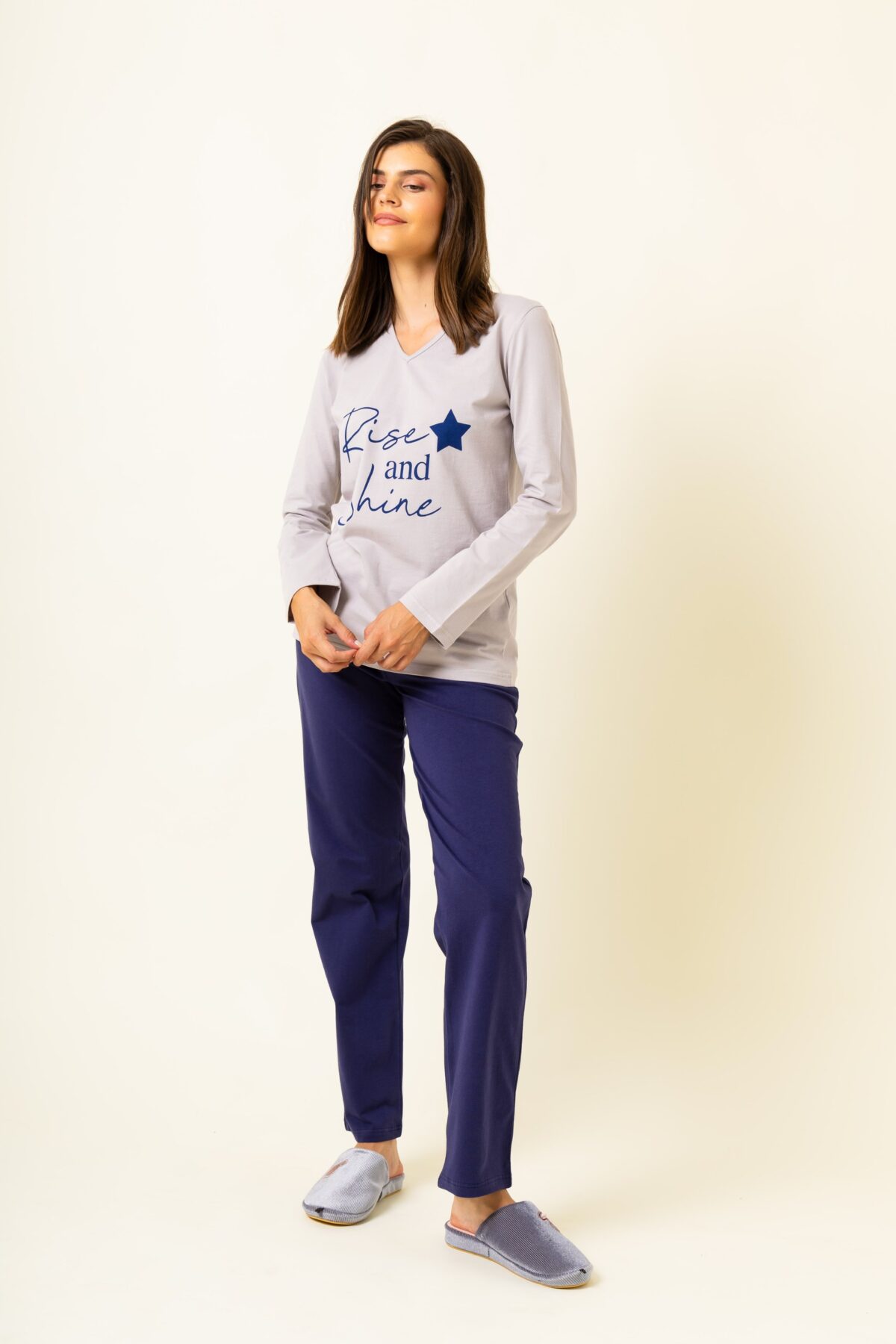 Γυναικεία Πιτζάμα Χειμωνιάτικη Rise and shine - Image 2