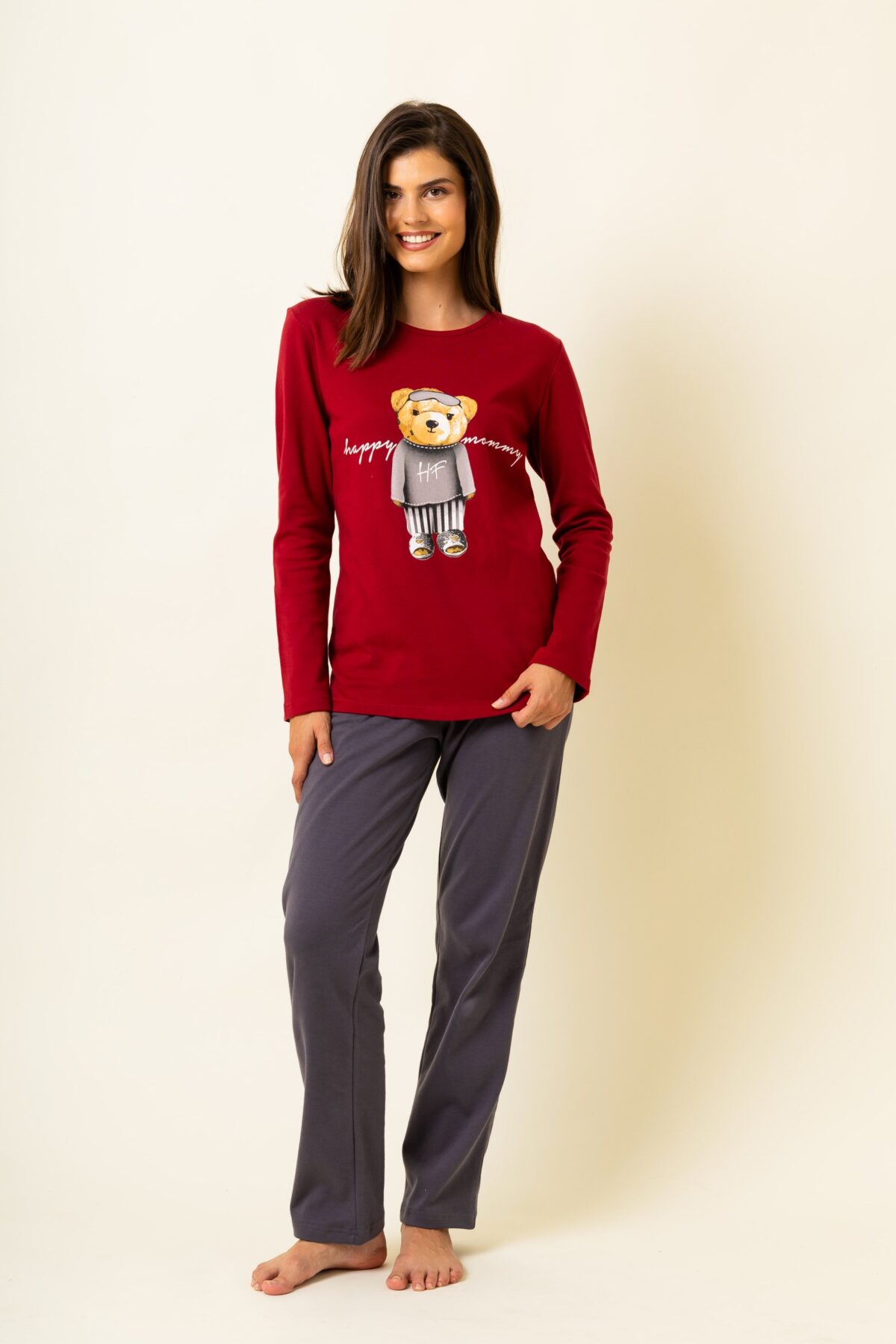 Γυναικεία Πιτζάμα Χειμωνιάτικη Mama Bear - Image 2