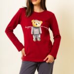 Γυναικεία Πιτζάμα Χειμωνιάτικη Mama Bear