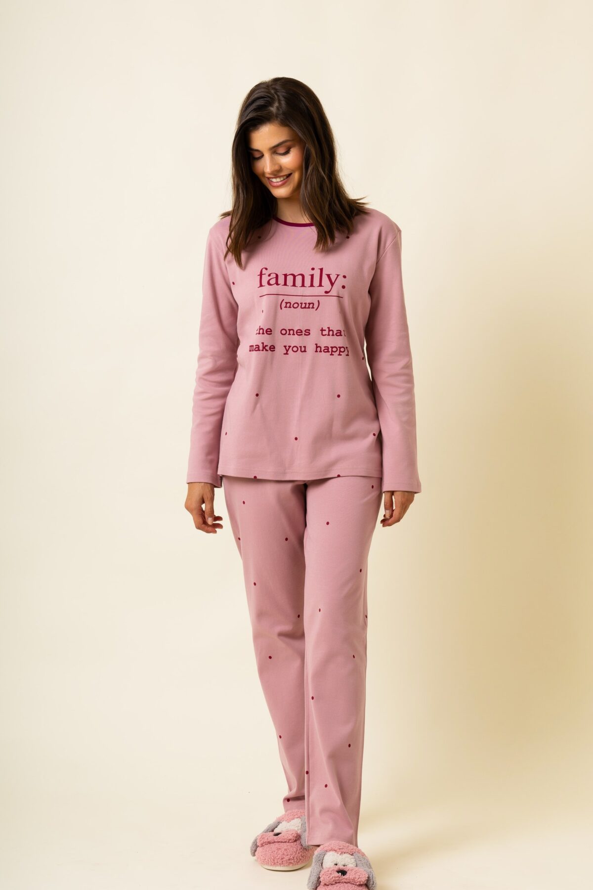 Γυναικεία Πιτζάμα Χειμωνιάτικη Family - Image 1