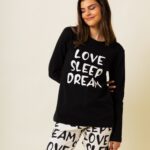 Γυναικεία Πιτζάμα Χειμωνιάτικη Love Sleep