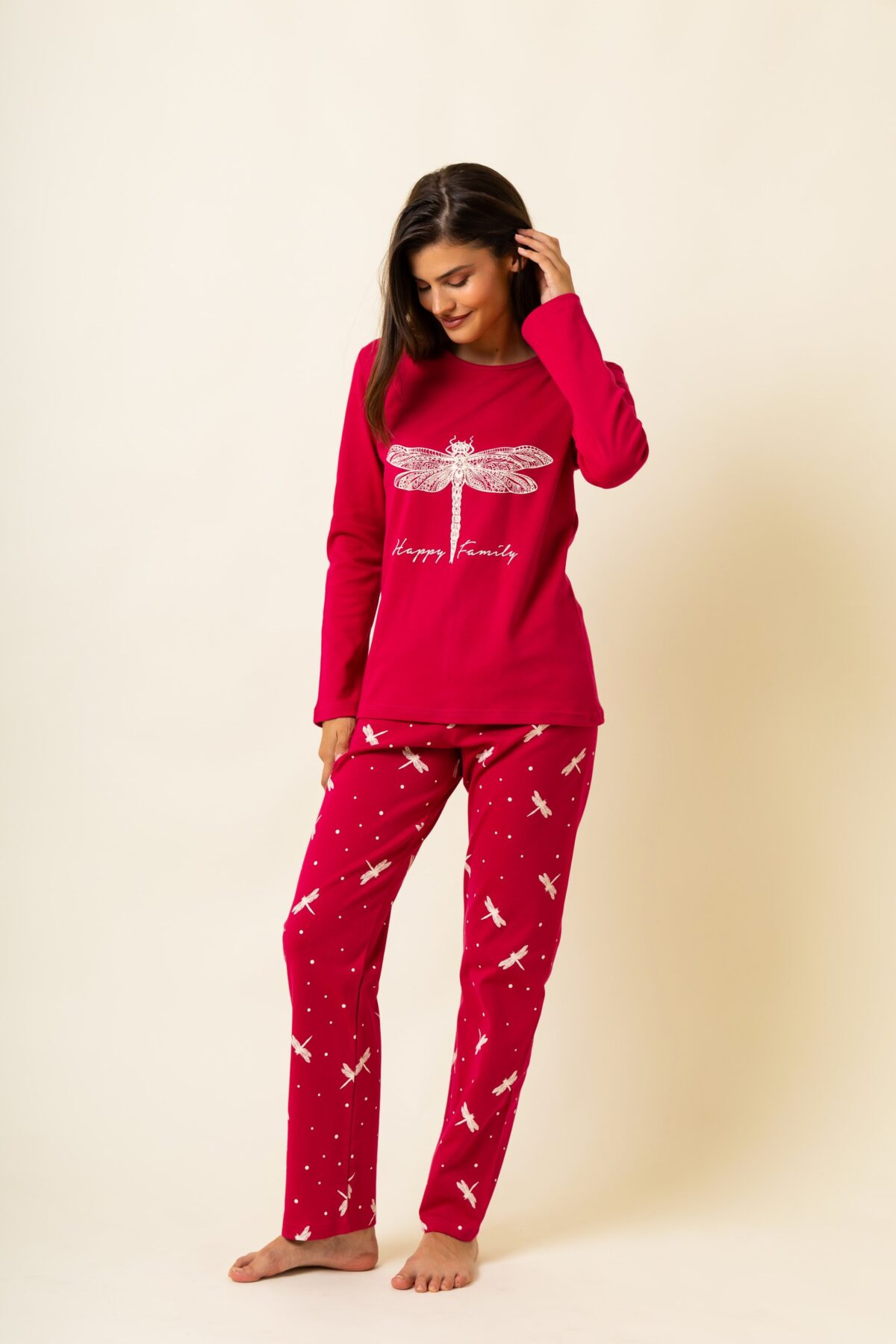 Γυναικεία Πιτζάμα Χειμωνιάτικη Λιβελούλα - Image 3