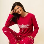 Γυναικεία Πιτζάμα Χειμωνιάτικη Λιβελούλα