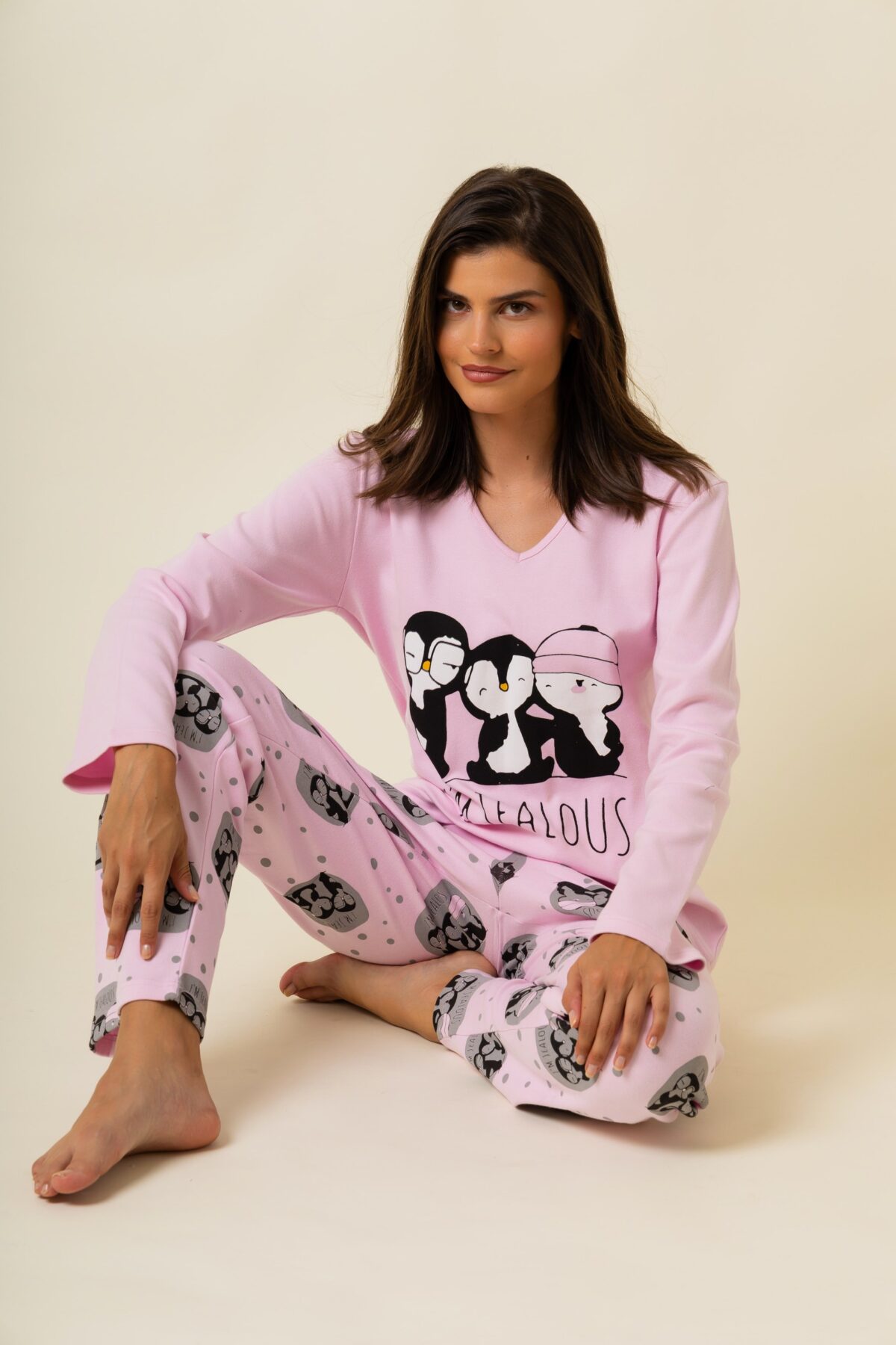Γυναικεία Πιτζάμα Χειμερινή  Jealous - Image 2