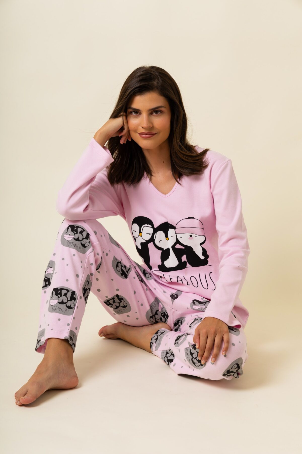 Γυναικεία Πιτζάμα Χειμερινή  Jealous - Image 1
