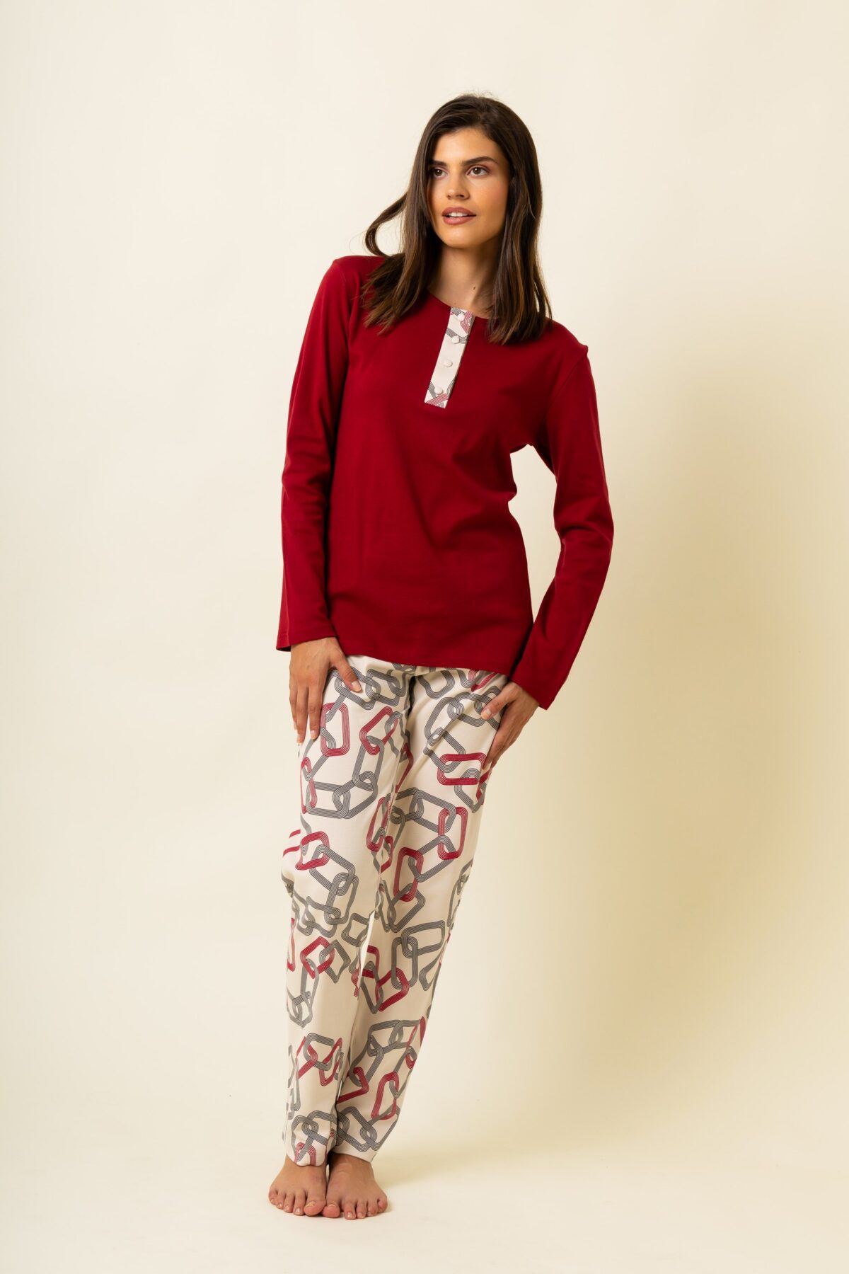 Γυναικεία Πιτζάμα Χειμερινή Chain - Image 1