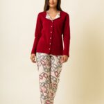 Γυναικεία Πιτζάμα Χειμερινή Αλυσίδα ζακέτα
