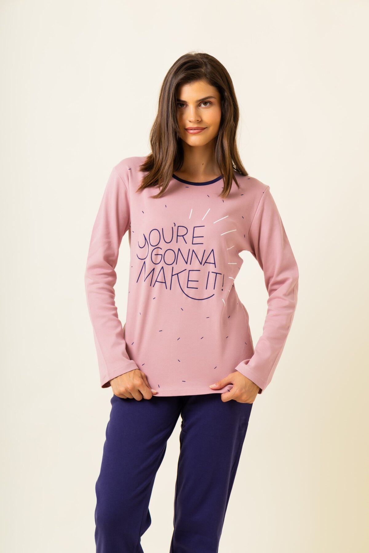 Γυναικεία Πιτζάμα Χειμωνιάτικη Make it - Image 1