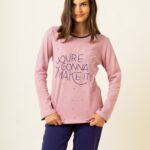 Γυναικεία Πιτζάμα Χειμωνιάτικη Make it