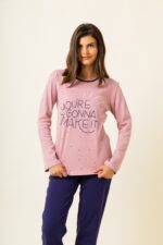 Γυναικεία Πιτζάμα Χειμωνιάτικη Make it