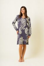 Γυναικείο Νυχτικό Χειμωνιάτικο Λαχούρ - Image 2