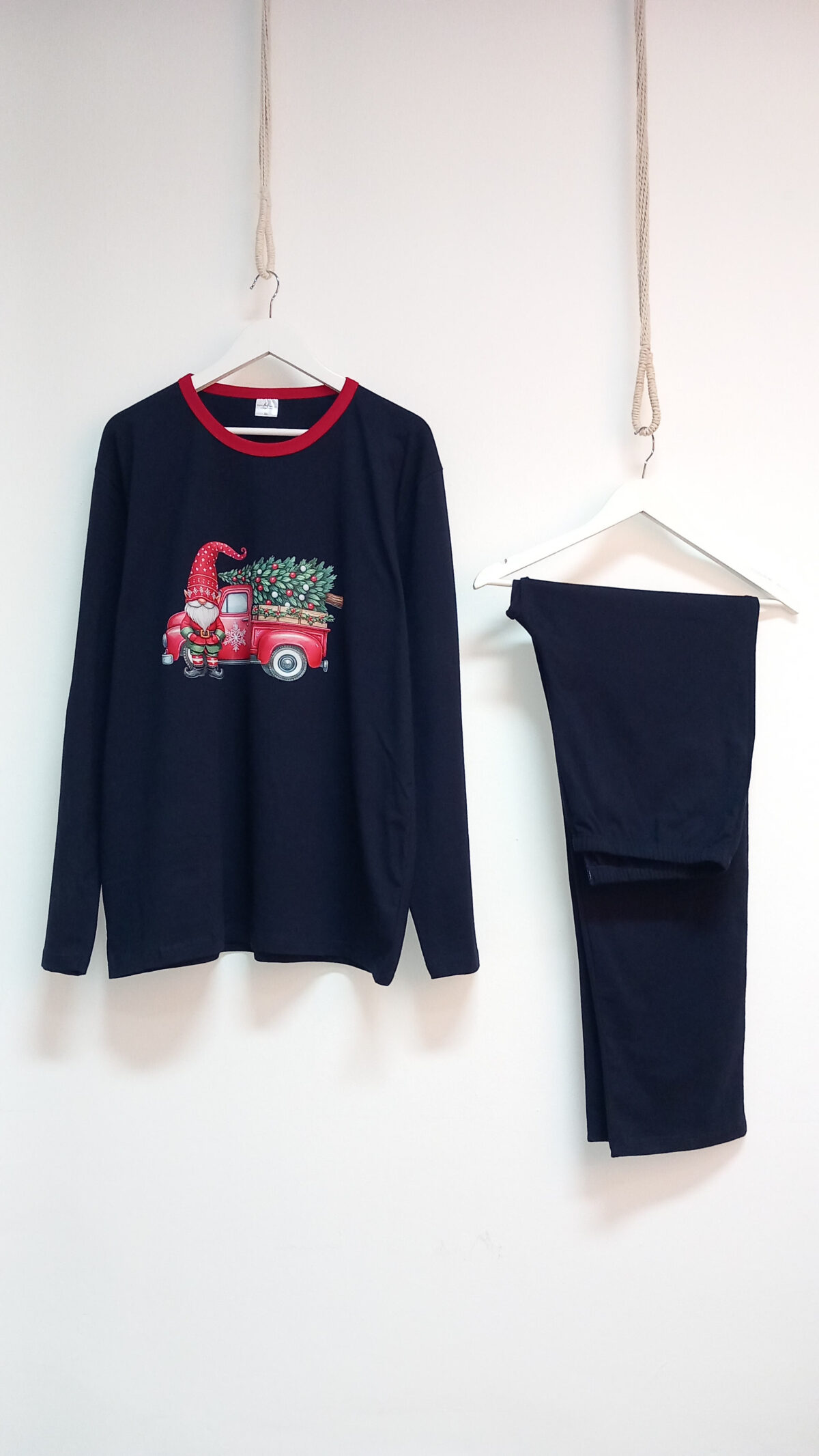 Ανδρική Πιτζάμα Χριστουγεννιάτικη  Νάνος - Image 1