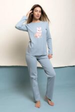 Γυναικεία Πιτζάμα Χειμωνιάτικη Bunny - Image 3