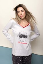 Γυναικεία Πιτζάμα Χειμωνιάτικη Time to dream - Image 3