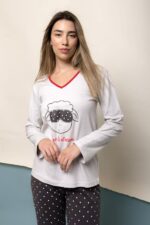 Γυναικεία Πιτζάμα Χειμωνιάτικη Time to dream