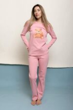 Γυναικεία Πιτζάμα Χειμωνιάτικη Bear love - Image 4