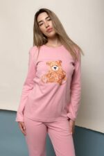 Γυναικεία Πιτζάμα Χειμωνιάτικη Bear love