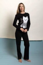 Γυναικεία Πιτζάμα Χειμωνιάτικη Σκυλάκι - Image 3