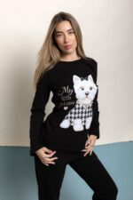 Γυναικεία Πιτζάμα Χειμωνιάτικη Σκυλάκι