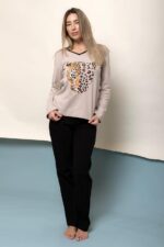 Γυναικεία Πιτζάμα Χειμωνιάτικη Tiger - Image 3