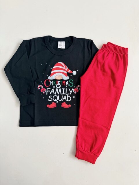 IMG_8276 Παιδική Πιτζάμα Χριστουγεννιάτικη Family Squad - Image 1