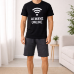 Ανδρική Πιτζάμα Καλοκαιρινή Always online